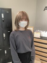 アイリー 名古屋(A/LEE) 前髪カット／ベージュカラー
