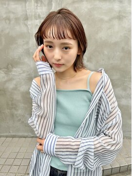 ジーニー 横浜(giinii) 大人可愛い20代30代40代_オン眉バング_インナーカラー渋谷良太