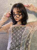 ロンド 表参道店(Lond)&nbsp;レイヤー　ウルフレイヤー　ブルーブラック