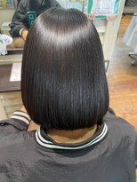 TJ天気予報 5コ 天白店&nbsp;「ビフォーアフターあり」丸みショート「縮毛矯正」