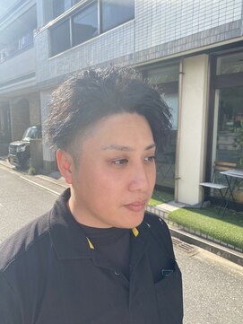 スウェル 船橋店(Swell) MEN'S/マッシュパーマ/ウルフ/アッシュブラック/カルマパーマ1