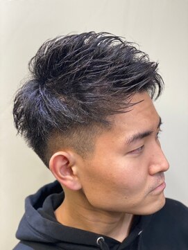 プレミアムバーバー 原宿店(PREMIUM BARBER produce by HIRO GINZA) 束感ツーブロック