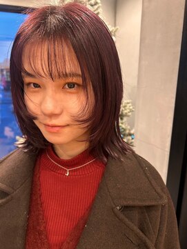 ラヴィズム 長岡店(LUVISM) ミルクティーベージュダブルカラーインナーカラー新潟長岡宮関