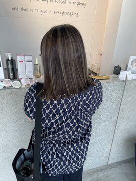 キング 高槻(K!ng) 縮毛矯正髪質改善ハイライトレイヤーカット高槻美容室エクステ