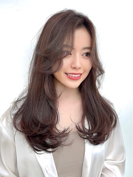 アマトウキョウ アユンチェ(AMA TOKYO×AYUNCHE) 韓国ヘア 2wayバング レイヤーカット くびれヘア 顔周り/