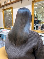 ロンドアベニール 北千住(Lond avenir)&nbsp;サラ艶髪に！質感再整カラー☆美髪ボブ/美髪縮毛矯正[北千住]