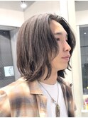 渋谷緩めスパイラルパーマニュアンスパーマメンズボブ19時以降