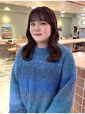 lavender greige × ゆるっと巻き