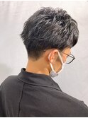 似合わせカットメンズカットアップバングショート
