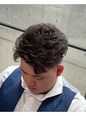 パーマ/メンズ/刈り上げ/眉毛