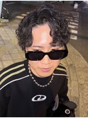メンズショート 7:3分け ツイストスパイラル