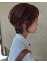 スリー(THREE)&nbsp;ホワイトグレージュ/デジタルパーマ/チェリーブラウン/蟹江/津島