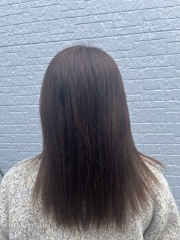 ニコヘアー(niko hair)の写真/髪のクセや広がりをしっかり伸ばして、ツヤッツヤの髪へ♪ダメージを抑えたストレートで手触りも抜群に。