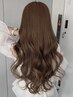 【ダメージレスに透明感】アディクシーカラー+髪質改善トリートメント 