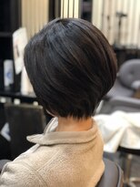 フレイムス ヘアアンドリラックス 赤羽店(Frames hair&relax)&nbsp;30代40代小顔ヘア簡単スタイリングくせ毛カバー丸みショートボブ