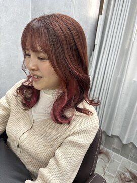 アヤメ 巣鴨店(ayame) (ayame巣鴨)インナーカラー_暖色系カラー_tokio_巣鴨11