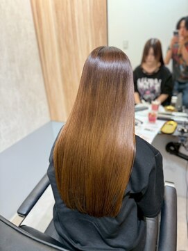 プレバイイオエ 三宮店(pre. by ioe) 髪質改善/ココアベージュ/小顔カット/縮毛矯正／レイヤーカット