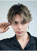 men's/顔周り/ニュアンスパーマ/黒染め/韓国/ダウンパーマ