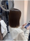 切りっぱなしボブ［ボブ/カット/トリートメント］