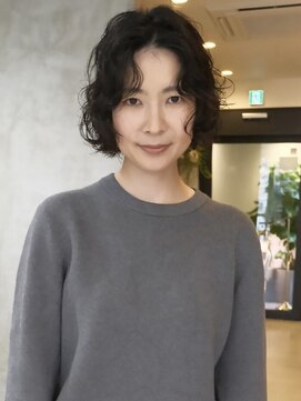 イル(ill) レイヤー 前髪 パーマ ボブ