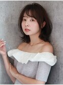大人ガーリー/似合わせカット/イメチェン/前髪/ニュアンスパーマ