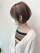 ステアケース ギンザセブン(stair:case ginza7)&nbsp;ナチュラルハイライトショートボブ耳掛け