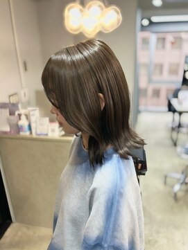 エトラ 渋谷店(etora) 渋谷×オリーブカラー×透明感グレージュ