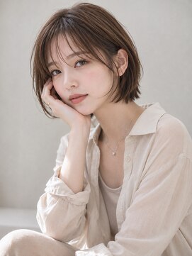 リリアーナ(LILIANA) 池袋 シースルーバング 大人ショートヘア くびれミディ 縮毛矯正