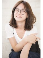 [Garland/原宿]メガネでオシャレ☆サラッとストレート