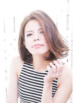 メルクマール(MERKMAL) 大人のアシメなハネ感ボブ