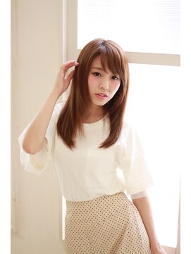 バグズ ヘアデザイン 桔梗が丘店(Baguz HAIR DESIGN) リラックスふわロブ×ショコラベージュ