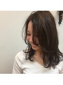 スタイリング簡単☆似合わせロング×イルミナグレーアッシュ