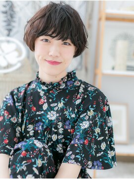 モッズヘア 越谷(mod's hair) *mod's越谷*ニュアンス感ある、黒髪大人ボブa
