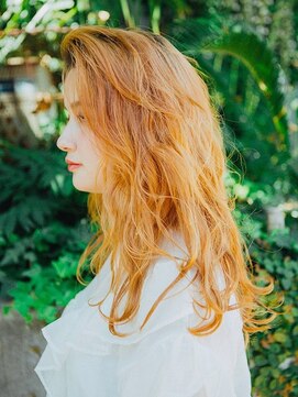 プロデュース 相模原店(Produce) ヌーディーカラー♪センターパート☆無造作カール