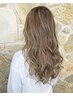 【傷めずハイライト】カット＋艶カラー＋ヘアケア＋エクステ10本　￥9000