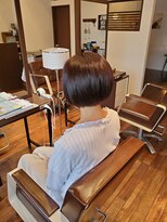 コティエ(cottie)&nbsp;【お客様フォト】襟足スッキリ前下がりボブ