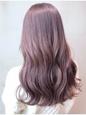 ラベンダーロング_くびれミディイヤリングカラー_ba317261