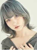 ボブ/カーキグレージュ/マッシュショート/大人かわいい[新宿駅]
