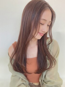 ルービック 難波(Rubik's) 秋ブラウンカラー×ストレートワンカール