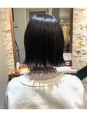 20代30代*外ハネぱつっとボブ/トラックオイルナチュラルモード