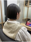 ▽スタイリング簡単ミニボブ