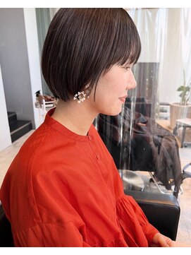 ヘアーエスクールシーユー 枚方T-SITE店(hair S.COEUR×Cu) 大人かわいいマッシュショート