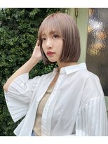 ベル 新宿(Belle)&nbsp;首周りスッキリ小顔&小頭ボブ♪  【Belle新宿　赤谷伊知郎】