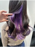 ☆インナーカラー☆パープル