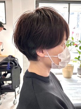 ラッキーヘア 加古川(Lucky Hair) 刈り上げ×マッシュショート【カドワキ】