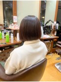 ボブの縮毛矯正