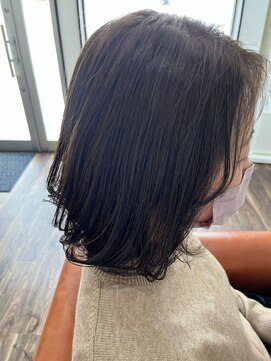 ヘアガーデン ティアラ(Hair Garden TIARA) 30代40代愛されブラウンゆるふわスタイル