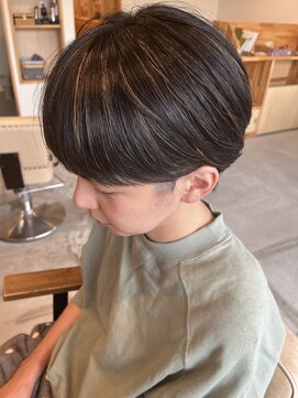 パルテ(parte) ツーブロックマッシュ×ハイライト