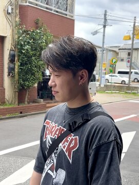 ガオプロデュースバイレボ(gao produced by revo) センターパート/ニュアンスパーマ/メンズカット/ツーブロック