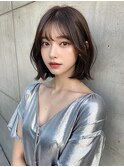 ワンカールレイヤー美髪エアリーロングピンクブラウン
